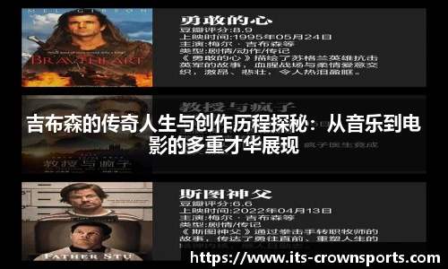 吉布森的传奇人生与创作历程探秘：从音乐到电影的多重才华展现